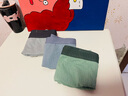 良人訪(fǎng)男士?jì)妊澦募灸猩慕羌兠奁浇强咕d褲衩青少年大碼男式短褲頭 混色裝 3條 4XL 185(160-180斤) 曬單實(shí)拍圖