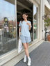名創優品（MINISO）速干運動套裝女夏2026新款羽毛球服短袖短褲女士跑步運動服一整套 曬單實拍圖