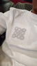 gxgjeans男裝立體繡花通勤簡約圓領(lǐng)短袖T恤男26夏新品 白色 M (170) 曬單實(shí)拍圖