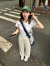名創優品（MINISO）奶芙休閑褲子女夏季2026新款輕薄透氣闊腿褲女士高腰顯瘦山本長褲 曬單實拍圖