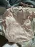 莫代爾品牌KT貓粉色格子帶胸墊睡衣女款夏天紗布公主風短袖三件套家居服 YD【固定胸墊】粉格KT貓【短袖+短褲+長褲】 M 女款【建議75-100斤】 曬單實拍圖