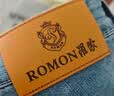 羅蒙（ROMON）牛仔褲男春夏季休閑褲男士修身小腳百搭九分褲子男褲 曬單實拍圖