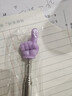 TaTanice兒童閱讀指讀棒讀書黑板教學自由伸縮手指棒教學黑板不銹鋼伸縮紫色教鞭加粗加長指揮棒 曬單實拍圖