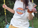 Dickies帝酷適純棉短袖t恤女2026新款女士經典款寬松顯瘦夏季體恤衫上衣C 曬單實拍圖