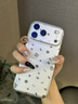 葉余星星小貓適用蘋果iPhone17pro手機殼新款蘋果17pro手機殼高級感小眾可愛少女感半包手機保護女防摔 太空殼TPU-透明-星星小貓 iPhone 17 promax 曬單實拍圖