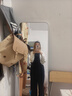 妍莉芬（yanlifen）溫柔氣質休閑女裝套裝2026夏季飄帶吊帶背心針織開衫闊腿褲三件套 杏衣藏藍衣藏藍褲三件套 S (建議100斤以內) 曬單實拍圖