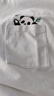 杰克·瓊斯（JACK&JONES）男裝26年短袖T恤男士夏季棉質(zhì)涼感圓領(lǐng)潮流休閑卡通熊貓印花半袖 A06本白色 M 175 曬單實(shí)拍圖