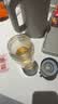 JCZS玻璃茶水分離水杯男士雙層耐熱摔不爛泡茶保溫杯便攜商務(wù)水杯 透明【雙層加厚 真茶水分離】 500ml 曬單實(shí)拍圖