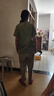 衣典零一（LEDIALYI）時尚減齡氣質高級感棉麻兩件套裝女2026夏季女裝新款休閑九分褲子 綠色+淺駝 M （建議95-112斤） 曬單實拍圖