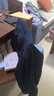 夢特嬌（MONTAGUT）男士夾克春秋純長絨棉面料親膚舒適商務休閑外套 藏青 L 曬單實拍圖