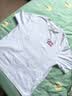 Calvin KleinJeans夏季男士休閑通勤ck刺繡字母純棉圓領(lǐng)純色內(nèi)搭短袖上衣T恤 YAA-月光白 M 尺碼偏大，建議拍小一碼 曬單實拍圖