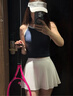 lululemon丨RePleat 女士風琴褶高腰網球裙 LW8AKVS 白色 XS /4 曬單實拍圖
