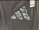 阿迪達(dá)斯（adidas）運(yùn)動(dòng)型格系列 男 M PANDA C CAM T 短袖T恤 KB4849 黑色 L 曬單實(shí)拍圖