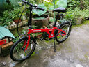 大行（DAHON）20英寸6速鋁合金超輕折疊自行車成年人男女式學(xué)生單車KBA061 中國紅 曬單實(shí)拍圖