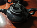 鳴泉墨玉茶壺，石頭玉石清幽款茶壺，玉制茶壺玉石茶壺整石加工制作的 曬單實(shí)拍圖