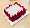 廿一客（21cake）深愛生日蛋糕玫瑰水果蛋糕純動物奶油芒果蛋糕同城配送當日達 曬單實拍圖