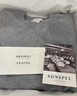 SUNSPEL【布拉德·皮特同款】男士早秋經典全棉LOOPBACK圓領衛衣 灰色 L 曬單實拍圖