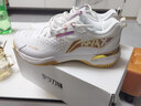 李寧（LI-NING）羽毛球鞋男 全新舒適?科技中底防滑專業(yè)比賽男鞋 【刀鋒MAX】AYAU003-1標(biāo)準(zhǔn)白 43 曬單實(shí)拍圖