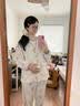 莫代爾100%純棉睡衣女帶胸墊夏薄款吸汗孕婦哺乳口月子服產后喂奶家居服 可愛熊崽-78720【100%全棉 自帶哺乳口】 L 【推薦90-120斤】 曬單實拍圖