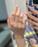 卡地亞（Cartier） 戒指 C de系列戒指情侶對戒男女結婚鉆戒 【七夕情人節送禮物】 3MM 18k玫瑰金 B4086400 保卡信息-隨機年份 51 曬單實拍圖