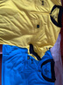 KELME /卡爾美足球裁判服男運動(dòng)套裝足球專(zhuān)業(yè)比賽裁判球衣 K15Z225 熒光藍/黑 M/170 曬單實(shí)拍圖