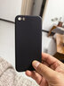 唯少適用 蘋果SE一代手機殼 iPhoneSE二代/三代保護套魔方直邊液態硅膠軟殼輕薄全包防摔男女潮牌簡 【經典黑】+品牌貼膜 iPhone se 1代 曬單實拍圖