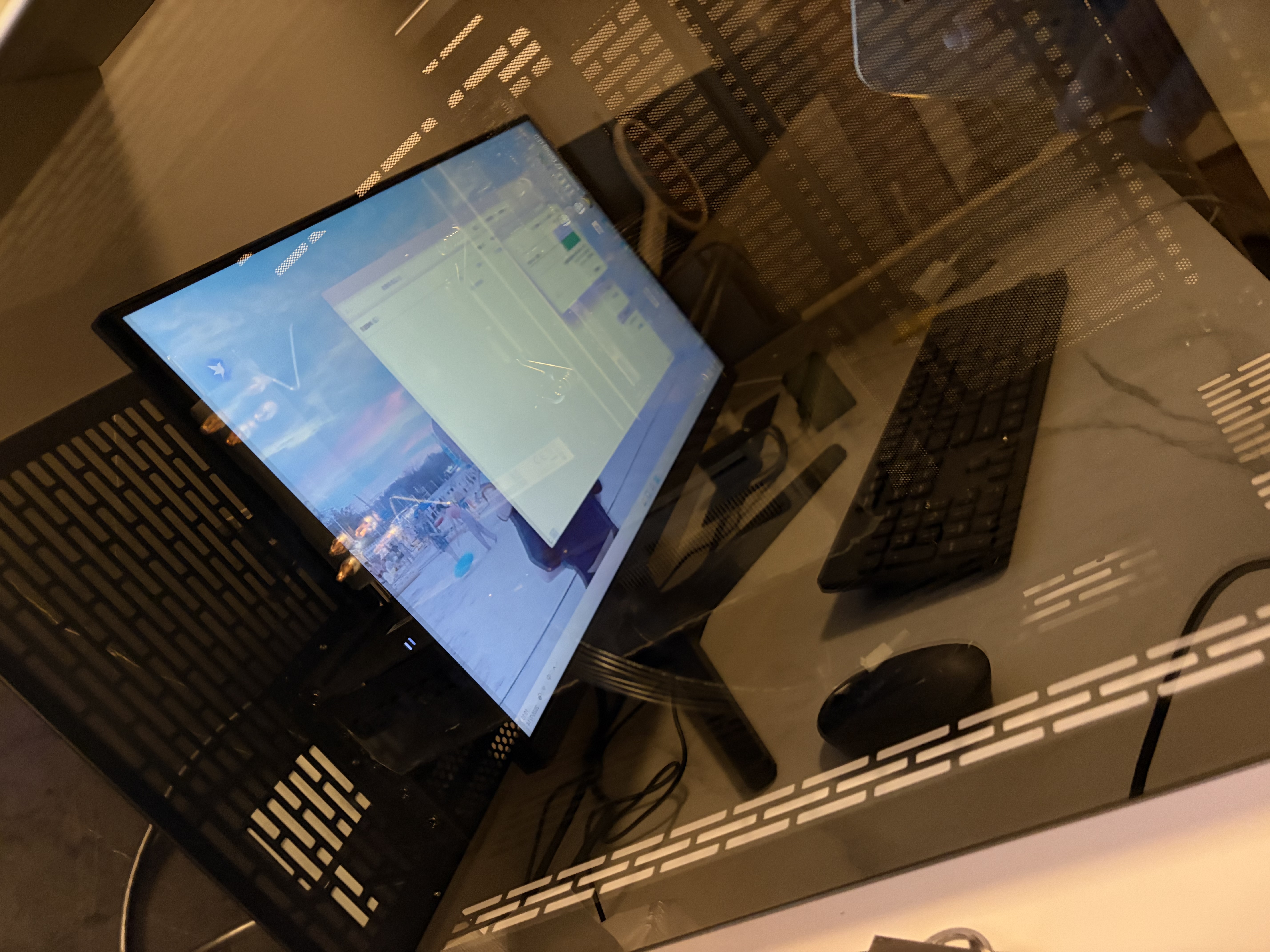 英特爾（Intel）14600KF RTX5060主機 直播電競游戲臺式機組裝電腦主機整機DIY組裝機 14400F+5060+32G+1TB丨配置三 曬單實拍圖