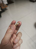 中國黃金（CHINA GOLD）黃金戒指女款足金托帕石求婚鉆戒告白520情人節禮物送女朋友老婆 足金傾心戒指-白托帕+證書禮盒【約1.3g】 曬單實拍圖