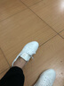 卡帝樂鱷魚（CARTELO）軟皮軟底夏季小白鞋女透氣低幫舒服百搭平底防滑牛皮網(wǎng)布休閑板鞋 白色 40 曬單實(shí)拍圖
