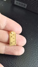賽菲爾黃金吊墜足金999.9一生一世520吊墜送女友七夕禮物 約2.75克 曬單實拍圖