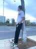 安踏（ANTA）輕松4板鞋男鞋夏季新款百搭休閑運動鞋通勤增高平底經典鞋子男款 象牙白/基礎黑 【26年新款】 42 【官方正品 假一賠十】 曬單實拍圖
