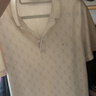 太平鳥男裝老花polo衫男商務(wù)斯文翻領(lǐng)短袖 卡其色 第二批 XL 曬單實(shí)拍圖