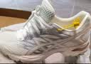 亞瑟士ASICS女子回彈耐磨透氣跑步鞋 GEL-FLUX 4 白色/紫色/粉色 39 曬單實拍圖