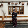 薩拉維夫（SLLAVIF）高端外穿拖鞋男士一字拖男中青年2026新款夏季歐洲站防滑一字拖鞋 黑金 42 曬單實拍圖