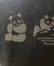 森馬（Semir）短袖T恤男裝熊貓國風印花刺繡夏季涼感t寬松上衣109325100113 曬單實拍圖