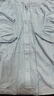 森馬（Semir）襯衫女夏季七分燈籠袖A字oversize肌理流蘇2026新款文藝襯衣 冰藍80990（特寬松版型/介意可拍小一碼） XS 曬單實拍圖