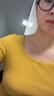 三彩2026夏季新款純色圓領T恤正肩短袖修身短款套頭衫女 曬單實拍圖