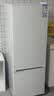 康佳冰箱 雙開門冰箱小型家用宿舍出租屋電冰箱小戶型節能省電兩門冷藏冷凍二門小冰箱以舊換新 183升白色【兩天約一度電】 曬單實拍圖
