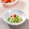 斯凱綈（Sky Top）盤子陶瓷調(diào)味小吃碟子浮雕骨瓷純白家用4.75英寸4件套裝水晶系列 曬單實拍圖