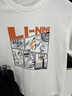 李寧（LI-NING）兒童運動套裝男童夏季短袖套裝純棉夏裝新款大童青少年童裝兩件套 標準白/黑色 （純棉上衣+速干短褲） 170 曬單實拍圖