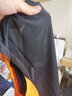 力為（Leevy）跑步背心男 馬拉松訓練速干健身運動(dòng)服 薄透氣籃球服 無(wú)袖寬肩t恤 黑+橙 3XL 曬單實(shí)拍圖