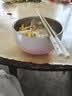美廚（MAXCOOK）316L不銹鋼碗 湯碗雙層隔熱 飯碗餐具面碗13cm 彩色3只裝MCWA9102 曬單實拍圖