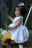 南木熊兒童周歲禮服2026新款夏款生日宴抓周花童禮服洋氣蓬蓬生日公主裙 白色緞面無袖公主裙【90碼】 曬單實拍圖