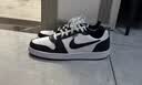 耐克（NIKE）【滔搏運動】男 EBERNON LOW PREM黑白熊貓板鞋休閑鞋AQ1774-102 AQ1774-102 42 曬單實拍圖