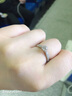 喜鉆6爪皇冠鉆石戒指鉑金鉆戒女結婚訂婚鉆石戒指婚戒送女友生日禮物 現貨-白18K金50分IJ色(38+12) 曬單實(shí)拍圖