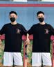 杰克·瓊斯（JACK&JONES）26年男裝夏季t恤重磅純棉寬松休閑短袖T恤男小眾個性半袖情侶款 E40黑色 M 175 曬單實拍圖