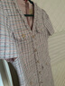 PORTS寶姿春季新品女裝多色條紋針織V領(lǐng)休閑連衣裙ALP8D051RFQ064 粉色格紋 M (6) 曬單實(shí)拍圖