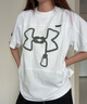 安德瑪（Under Armour）【城市野趣系列】26夏季新款Urban OutDoor男運(yùn)動(dòng)短袖T恤6014244 白色100 M (170) 曬單實(shí)拍圖