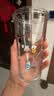 GLASSLOCK玻璃杯進(jìn)口冷水杯高顏值吸管杯咖啡果汁水杯男女夏季冷萃杯450ml 卡通圖案【贈硅膠吸管】紫色 曬單實(shí)拍圖