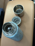 天沏純鈦保溫杯雙層鈦杯男女士水杯純鈦燜泡茶杯磁吸蓋鈦水杯節日禮物 天藍色【里外純鈦】430ml 曬單實拍圖
